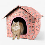 Weatherproof Pet House "CozyNest" for Cats and Small Dogs