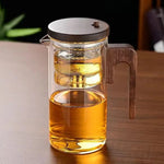 Elegant Glass Teapot with Wooden Handle – Tea Enjoyment at the Highest Level