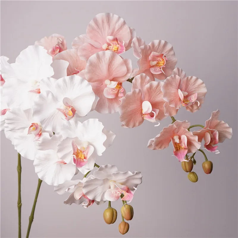 Künstliche Phalaenopsis-Orchidee mit 9 Blütenköpfen