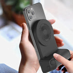 Magnetic Phone Holder with Wireless Charging – Anti-Vibration Grip for Stable Shots