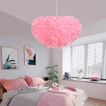 Realistic Feather Ceiling Light - Cloud-like Style