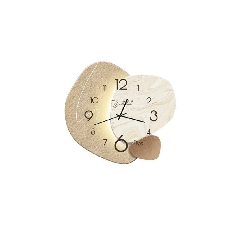 Stylish Wall Clock in Minimalist Design – Silent Quartz Timepiece for Any Room