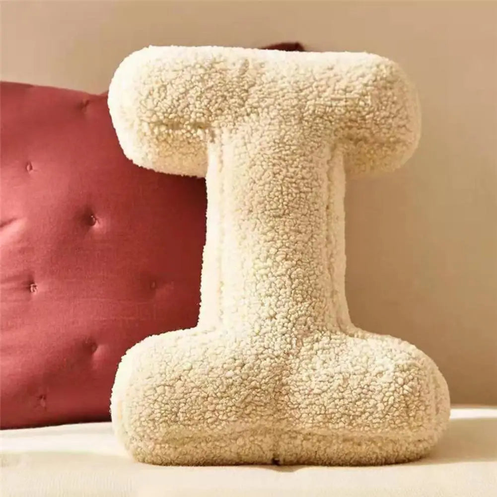 Elegantes Samt-Decor-Kissen mit Buchstaben – A bis Z erhältlich