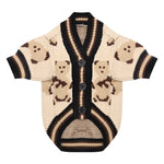 Striped Knitted Dog Sweater – Warm Cardigan