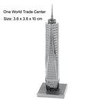 Creative 3D Metal Puzzle Set: Build and Discover Wonders of the World