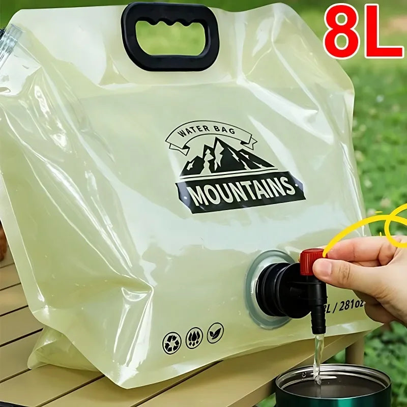 AquaCarry Wassertragebeutel | Faltbar, Kompakt & Mit Auslauf