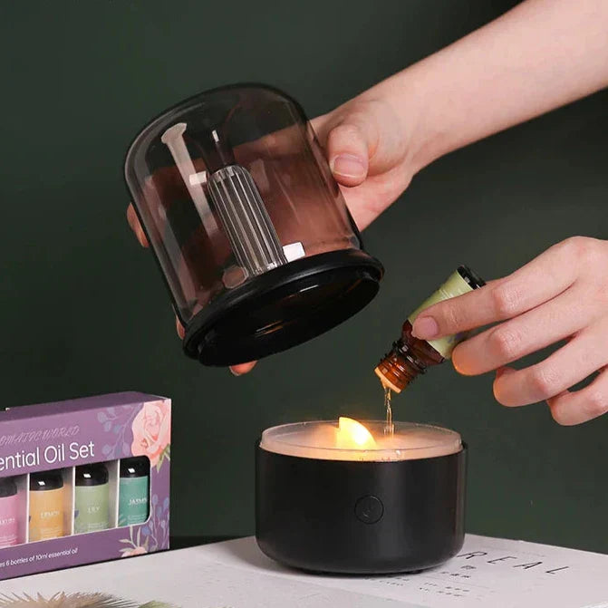 Aromatisches Nachtlicht mit beruhigendem Diffuser