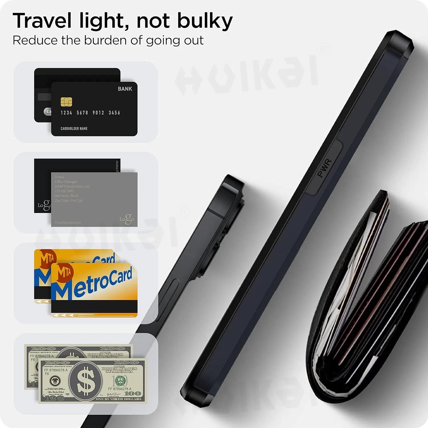 SicherStyl iPhone Case with Card Holder – Slim Design