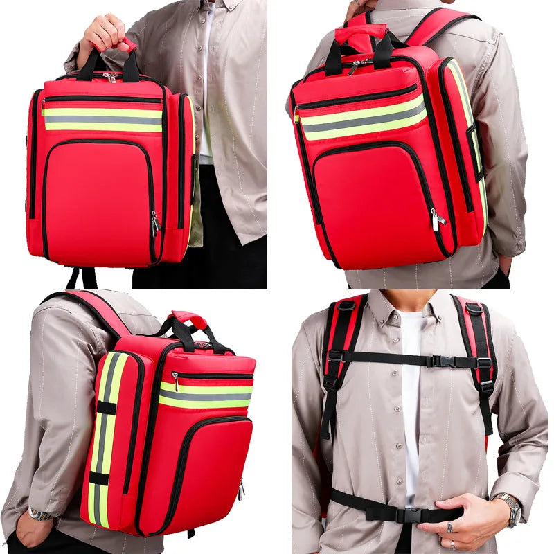 Waterproof First Aid Backpack for Rescue and Medical Emergencies