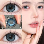 Colorful contact lenses with diopters for radiant eyes