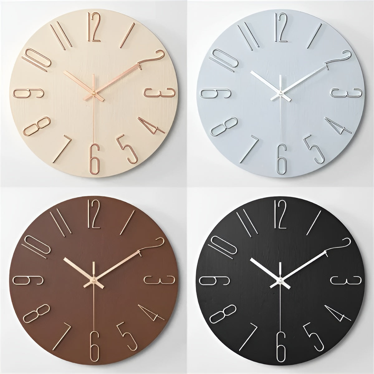 3D Wanduhr – Stilvolle und Elegante Uhr für Wohnzimmer und Büro