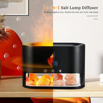 Steamer with crystal salt stone heating