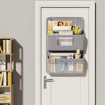 SmartSpace | Wandorganizer aus Stoff | Mit Klarsichtfenster & Haken | Praktische Fächer