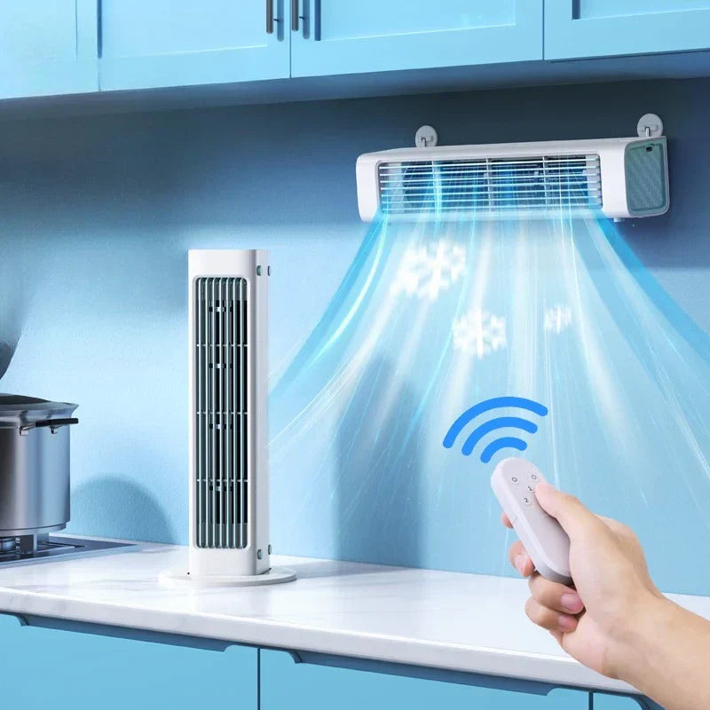 Stilvoller Luftstromventilator | Leise Kühlung mit Fernbedienung und 3 Geschwindigkeitsstufen