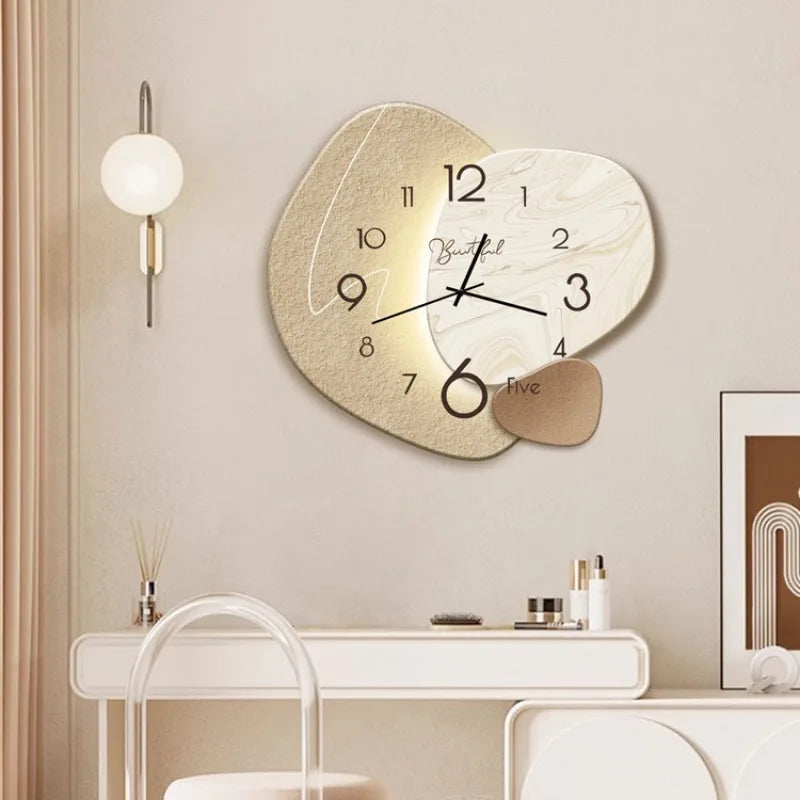 Stylish Wall Clock in Minimalist Design – Silent Quartz Timepiece for Any Room