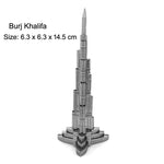 Creative 3D Metal Puzzle Set: Build and Discover Wonders of the World
