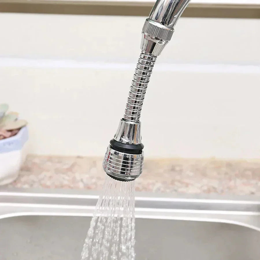 Stainless Steel Faucet Extender with 360° Rotation for Maximum Flexibility