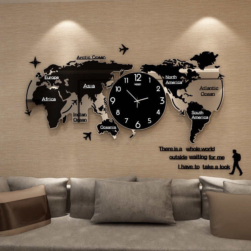 Elegante 3D Wanduhr aus Premium-Acryl für Ihr Zuhause