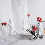 Modern Sculpture Series: Flower Thrower Statue