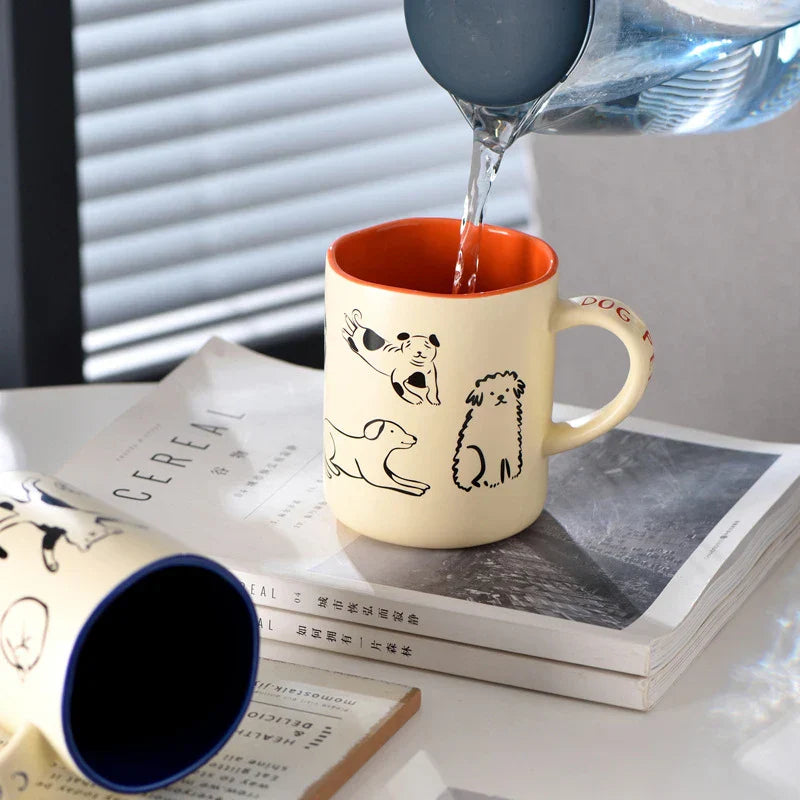 Kaffeetasse für Katzen- oder Hundeliebhaber