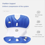 Back support seat cushion for posture correction