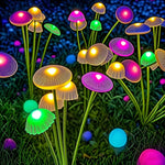 Solar Lights with 6 Adjustable Lamp Heads – Set of 2