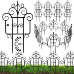 SmartGarden Faltbarer Kunststoff Gartenzaun | 40 cm Höhe | 10er-Pack