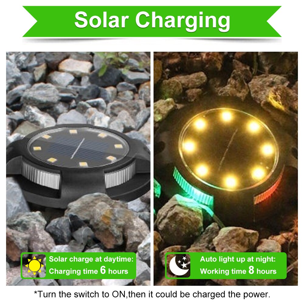 Colorful Solar Garden Light – environmentally friendly