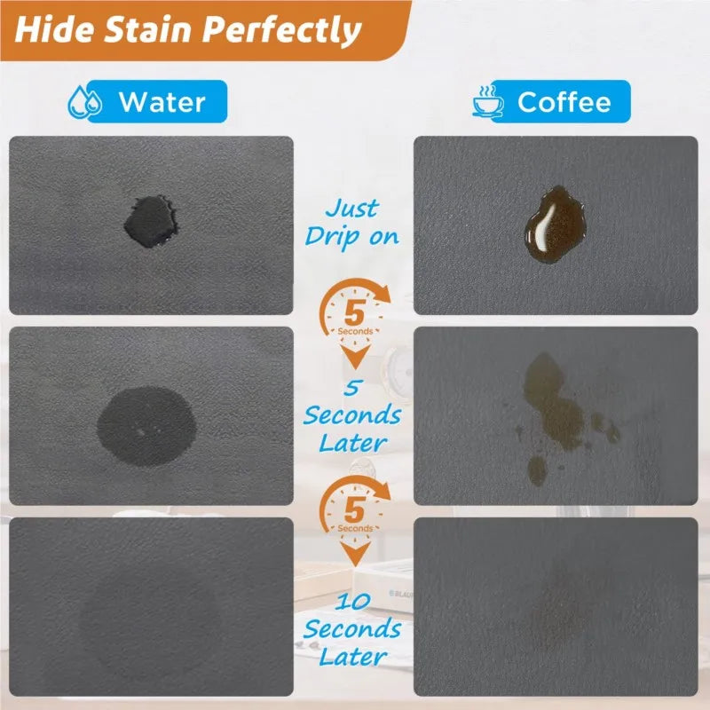 Rutschfeste Matte für Zuhause – Modernes Design aus waschbarem Kunstleder