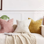 Chenille Cushion Cover – Soft, Solid Color Design | Elegant Decoration for Living Room and Bedroom