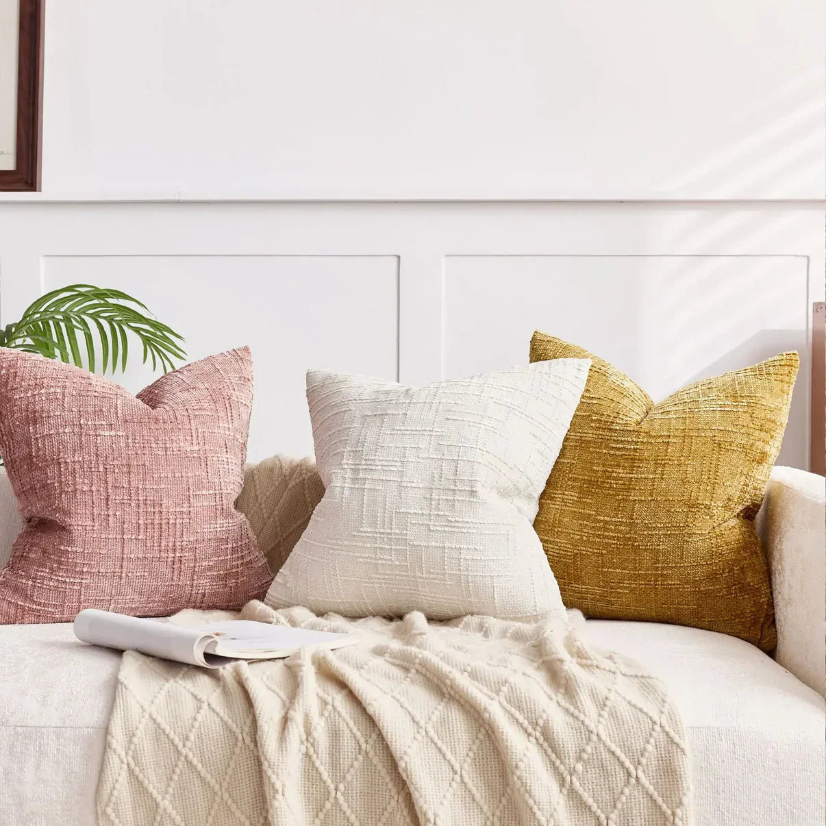 Luxurious Chenille Cushion Cover – Elegance for Your Home