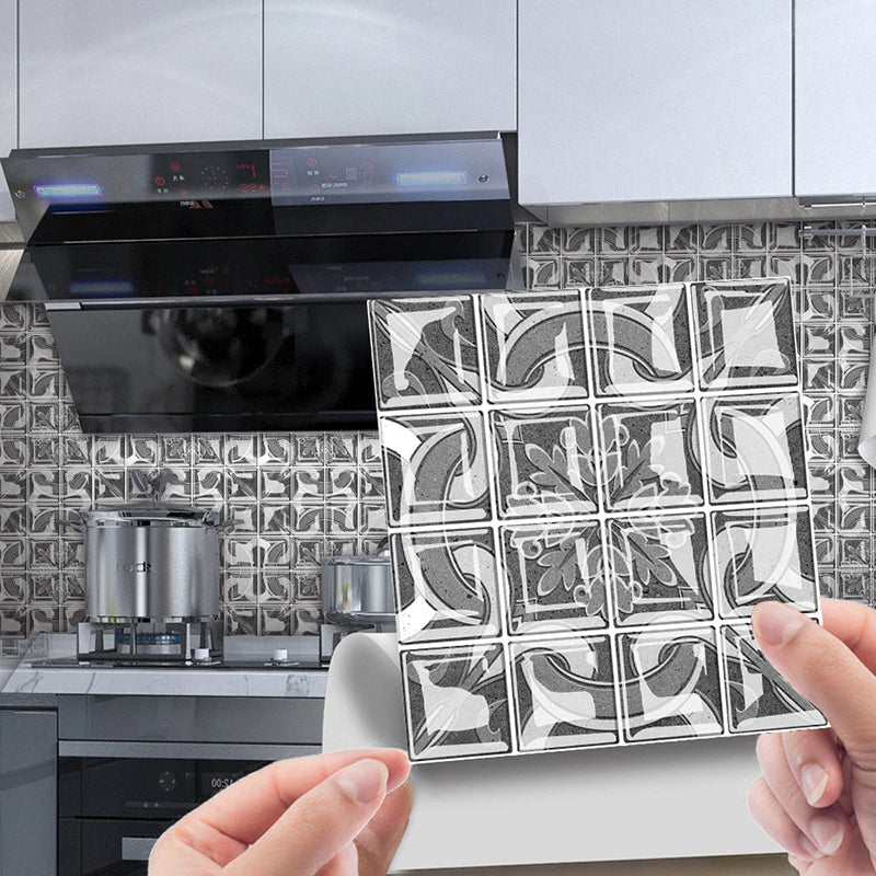 3D Wandfliesenaufkleber im Mosaikdesign