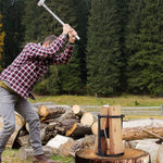 HolzMeister Pro Holzspalter | Tragbarer und effizienter Gusseisen-Holzspalter