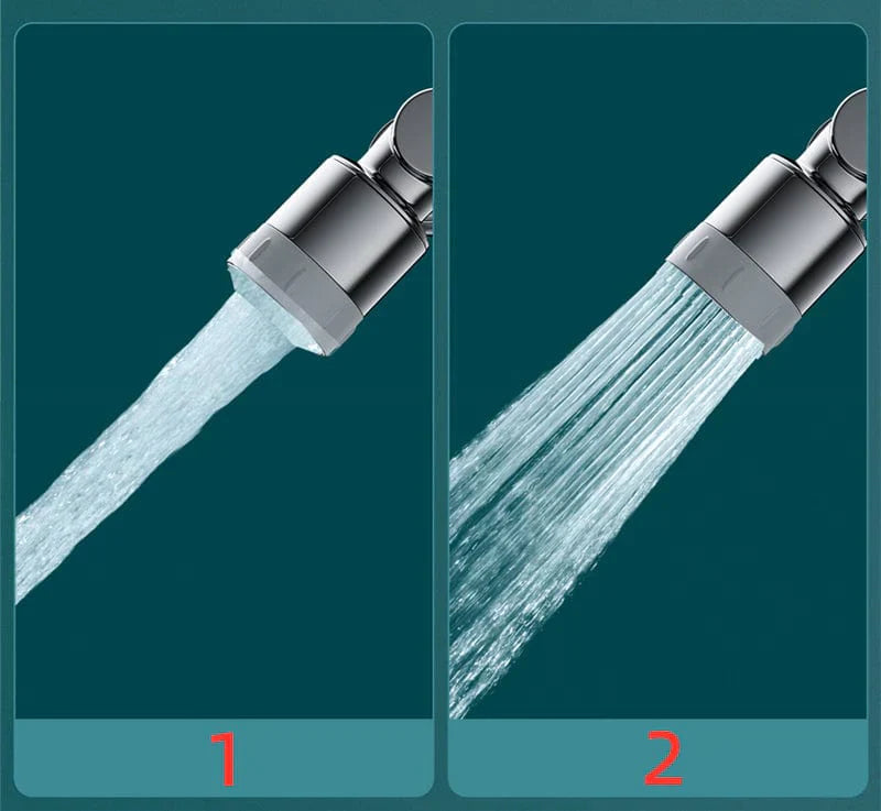 FlexiSpritz - Drehbare Wasserhahnverlängerung für optimale Kontrolle