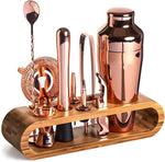 Elegant Stainless Steel Cocktail Mixing Set – 10-Piece Set for Creative Drinks