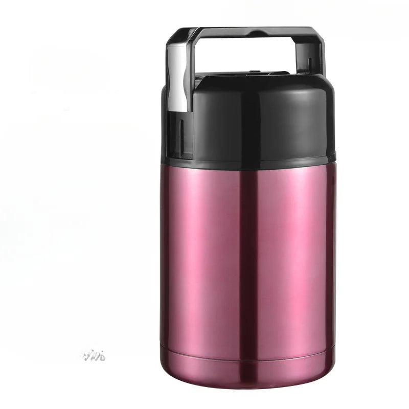 ThermoPro Lunchbox | Edelstahlbehälter | 800 ml / 1000 ml | Kochen ohne Strom