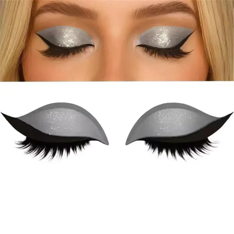 Schnelle Augen-Make-up Sticker | Sofortiger Glamour für Jeden Tag | Wiederverwendbar und Wasserfest