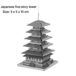 Creative 3D Metal Puzzle Set: Build and Discover Wonders of the World