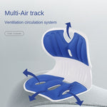 Back support seat cushion for posture correction