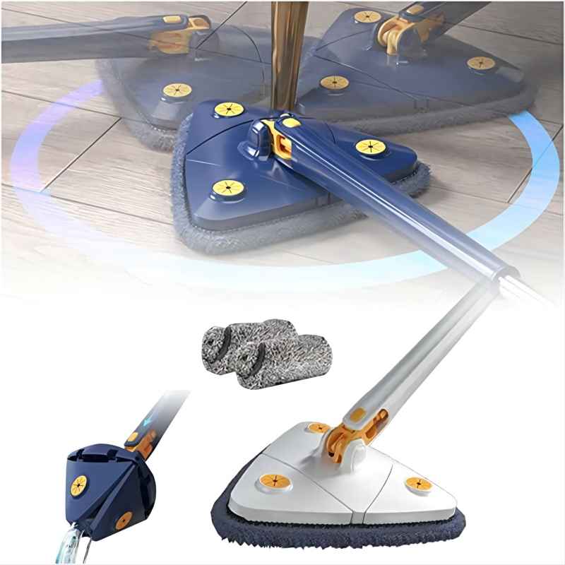 Triangular Mop 360° - For sparkling clean corners