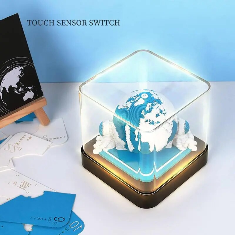 3D Earth Explorer Calendar Notepad