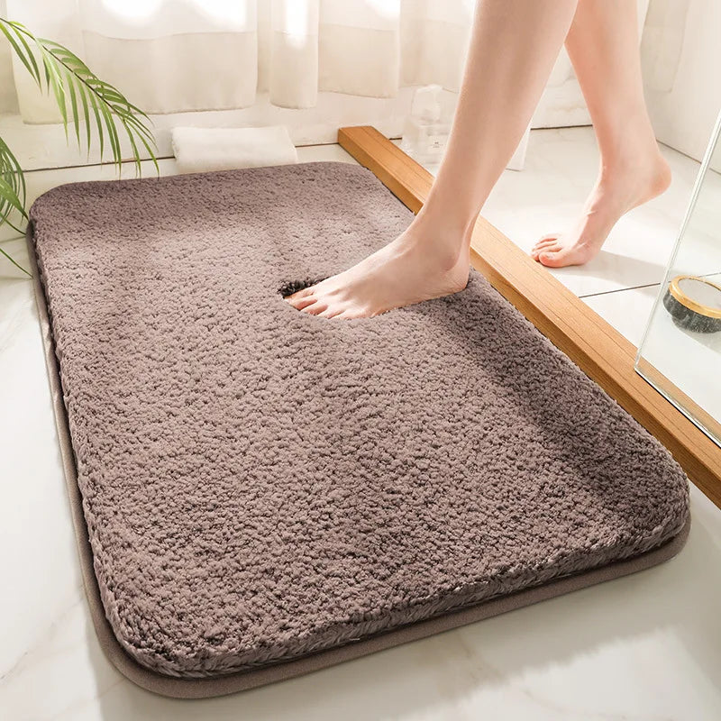Luxuriöse Badematte aus Mikrofasern – Extra dick, rutschfest und hochabsorbierend
