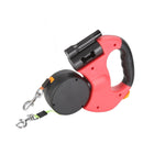 Double, Extendable Dog Leash with LED Lamp – Walking Two Dogs