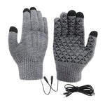 Wärmeschutz Handschuhe | Wiederaufladbar per USB | Touchscreen-freundlich & Rutschfest | Thermo-Winterhandschuhe für Outdoor-Aktivitäten