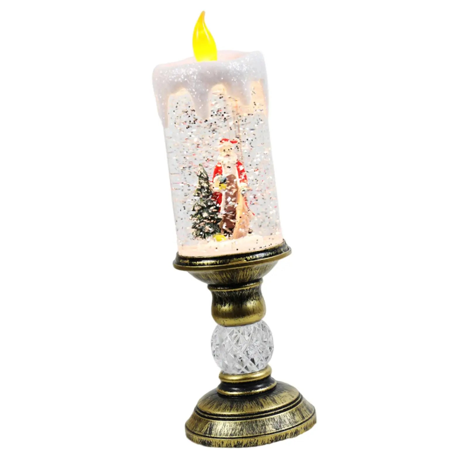 Christmas Water Candle with Crystal Echo