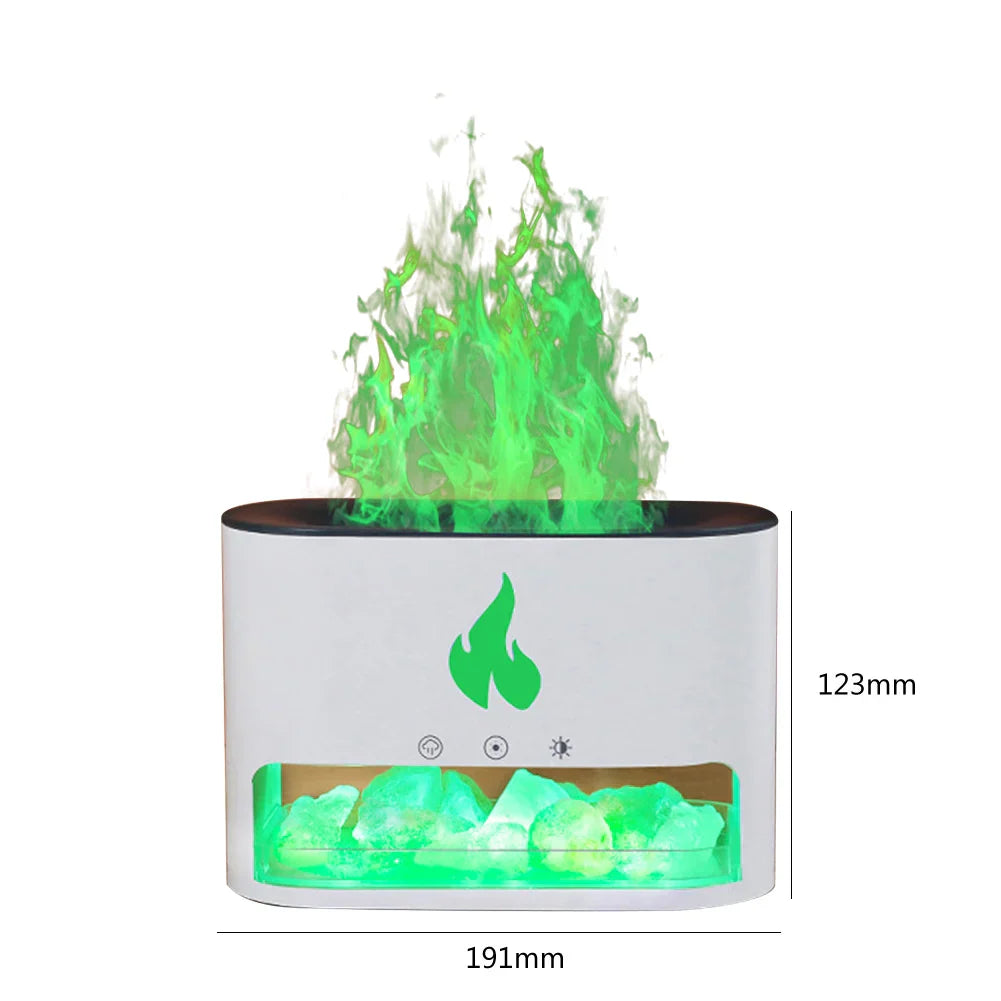 Steamer with crystal salt stone heating