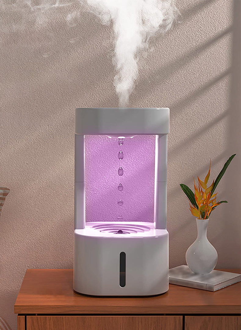 Luftbefeuchter mit Wasserfall-Design und Anti-Schwerkraft-Technologie