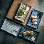 Elegante Keramikteller für Sushi-Liebhaber