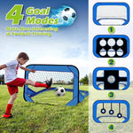 Fußballtor für Kinder – Faltbar & Tragbar | 4-in-1 Trainingssystem