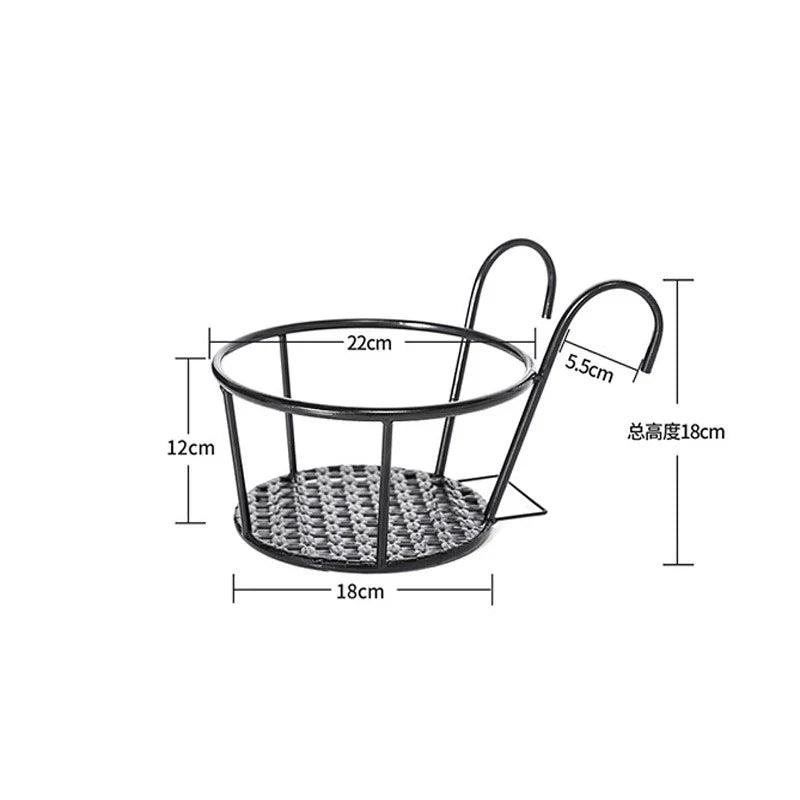 Practical Flower Pot Holders for the Balcony – Set of 3